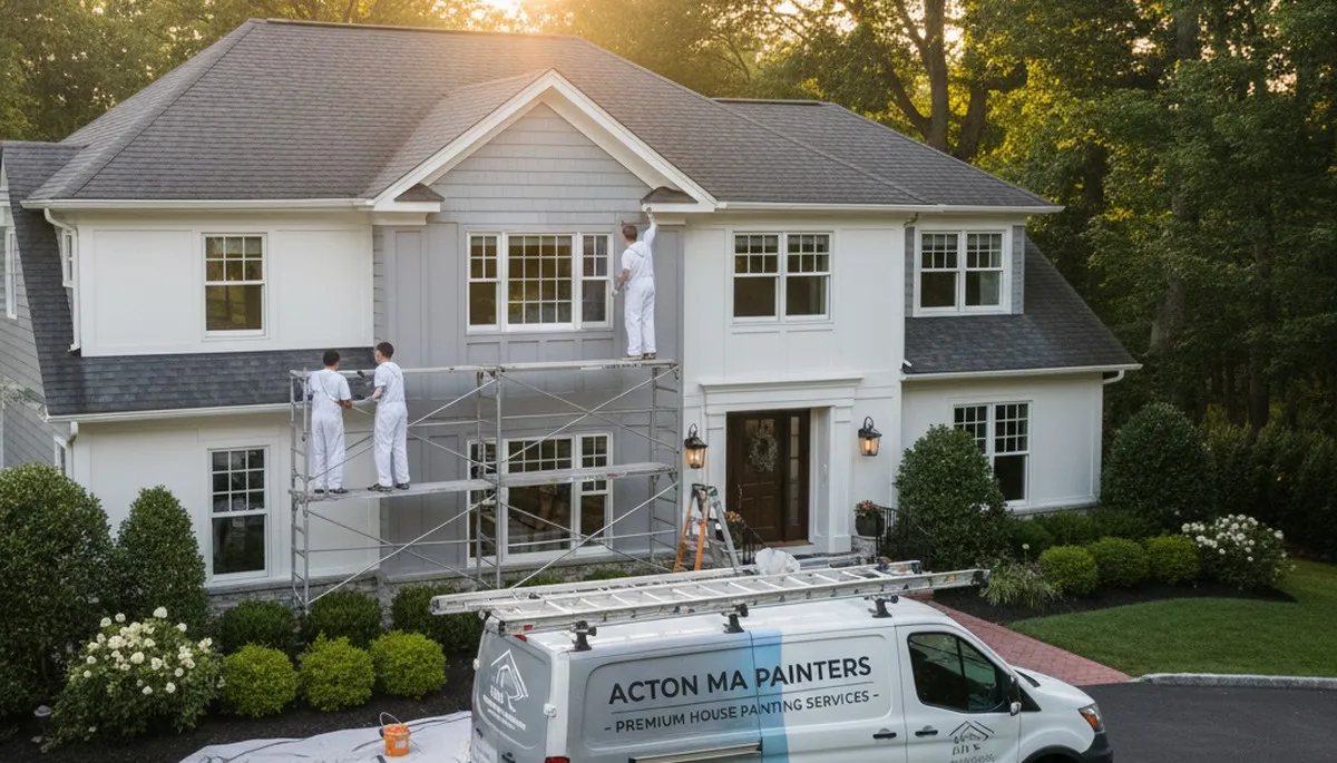Professional house painting services for homes in Concord, MA by expert local painters