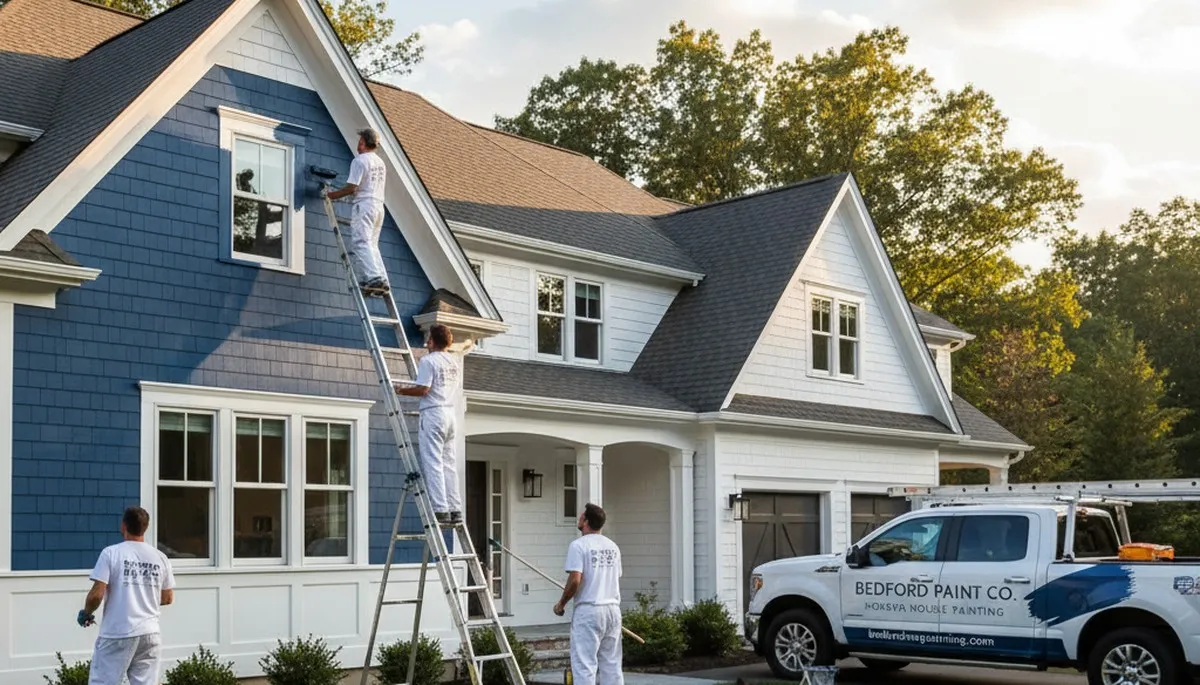 Professional house painters serving Concord MA homes with expert exterior and interior painting services
