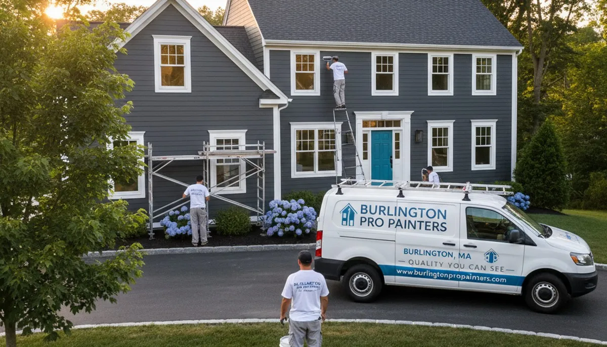 Professional house painters in Concord MA providing expert residential exterior painting services