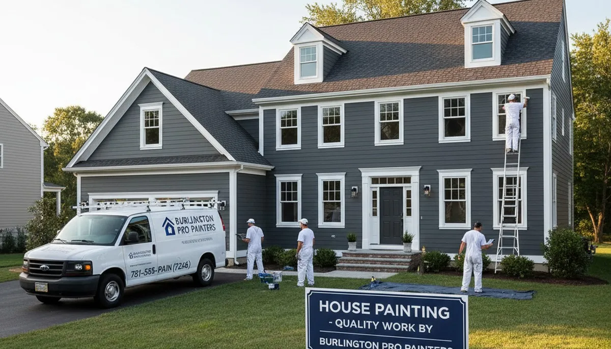 Professional house painters providing exterior home painting services in Concord MA