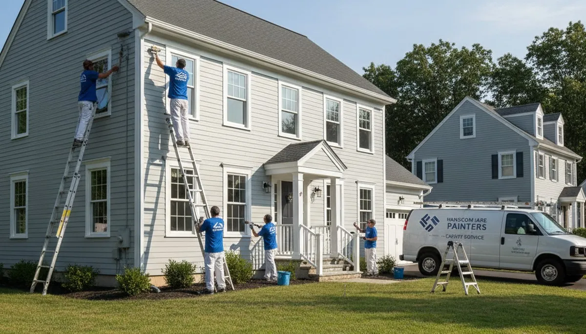 Professional house painting services for homes in Concord, MA by expert local painters