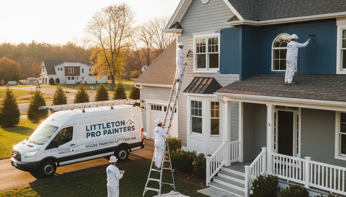 House painters in Concord, MA providing professional interior and exterior painting services