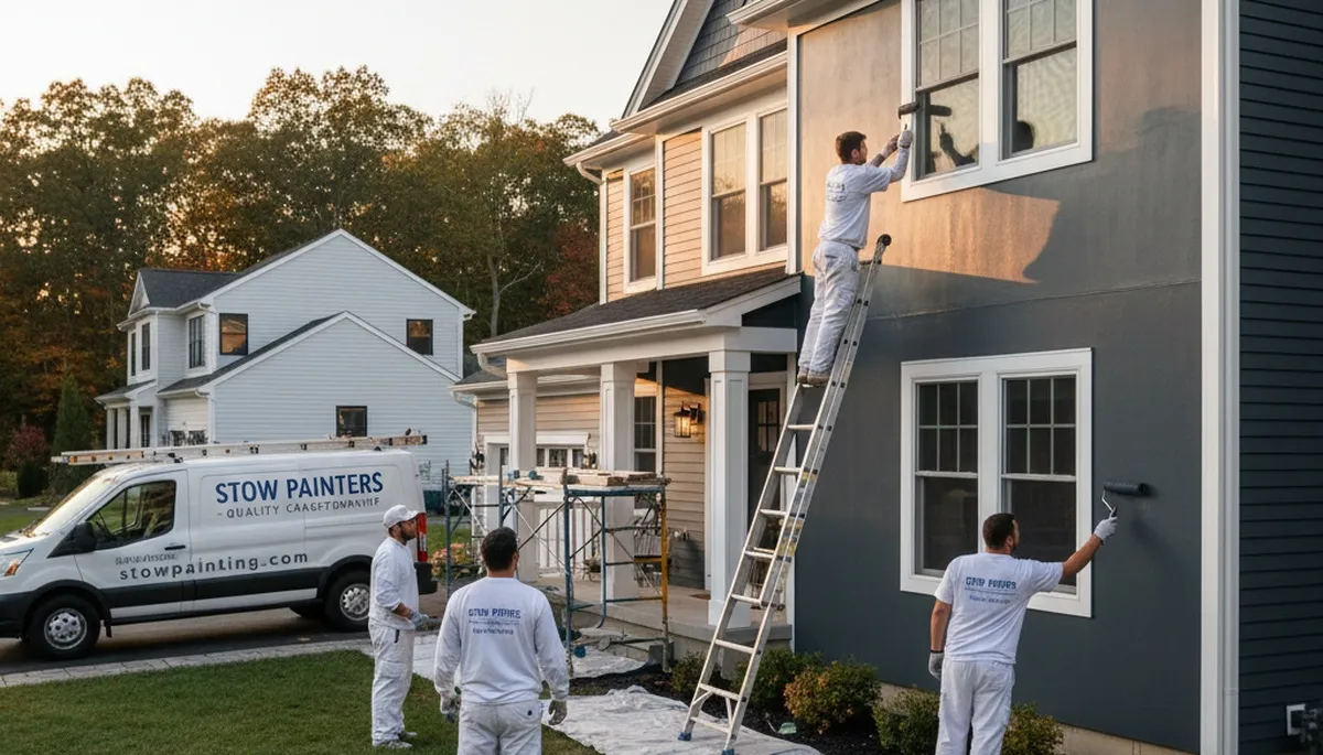 Professional house painting services in Concord MA enhancing home exteriors with expert painters