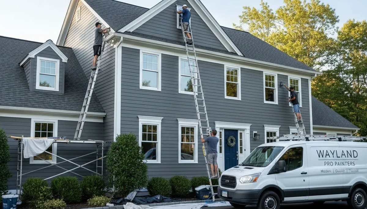 Professional house painting service in Concord, MA for exterior and interior home painting projects