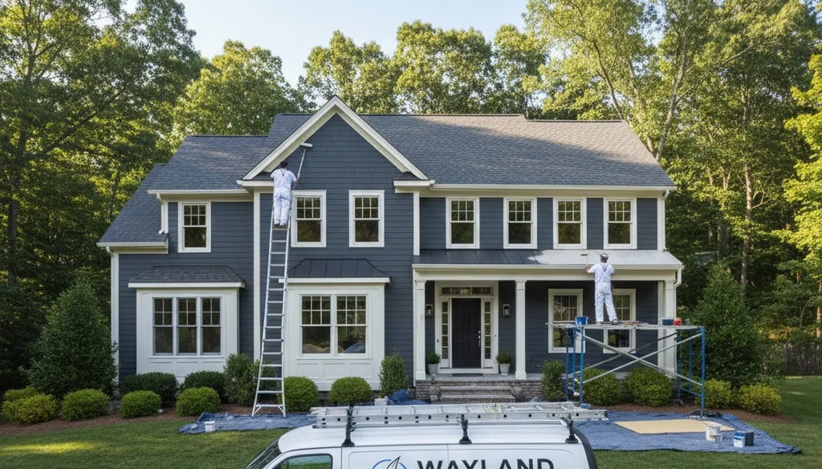 Professional house painting service in Concord, MA for residential exterior and interior projects